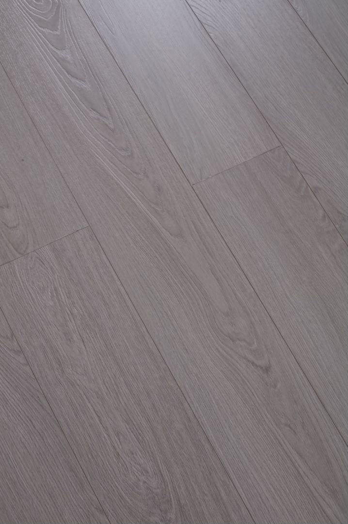 12mm 1.79sqm Soft Oak Grey Waterproof Laminiate Flooring - 2 series 1.5m with IXPE underlay -217